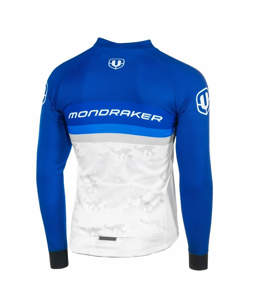MONDRAKER MAILLOT XC LONG SLEEVE BLUE WHITE 2 MONDRAKER MAILLOT XC LONG SLEEVE BLUE WHITE – Bild 2