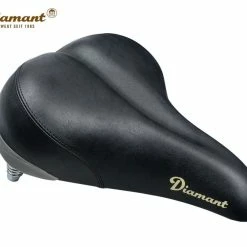Diamant Sattel Retro Schwarz