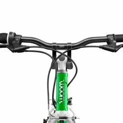 Woom-Bikes WOOM 4 20" Green -Citybikes Verkaufsgeschäft 3to2 woom4 frontal microSHIFT green detail 1024x