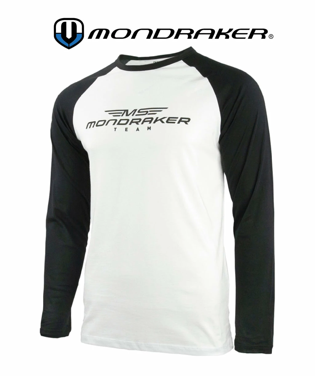 Mondraker T-Shirt Pit MS Racing Long Sleeve Black White 1 Mondraker T-Shirt Pit MS Racing Long Sleeve Black White
