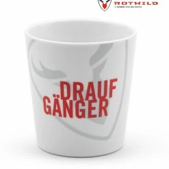 ROTWILD Porzelantasse "DRAUFGÄNGER"