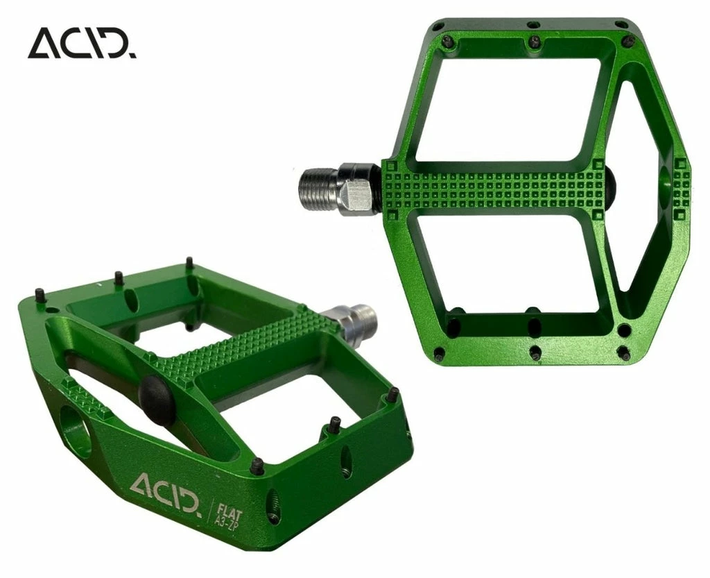 Cube ACID Pedale FLAT A3-ZP Green 1 Cube ACID Pedale FLAT A3-ZP Green