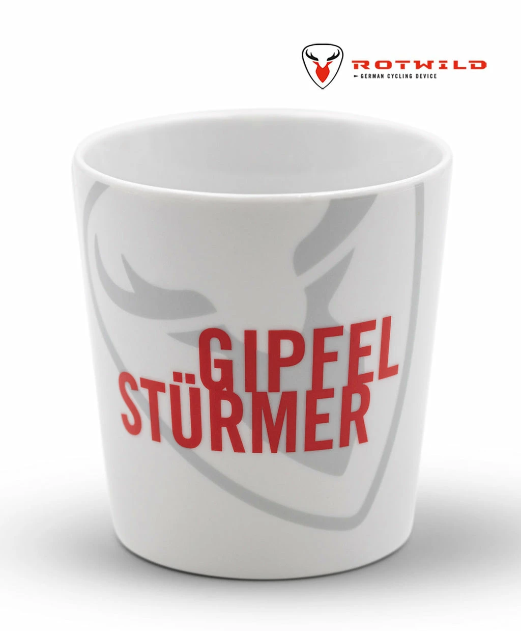 ROTWILD Porzelantasse "GIPFELSTÜRMER" 1 ROTWILD Porzelantasse "GIPFELSTÜRMER"
