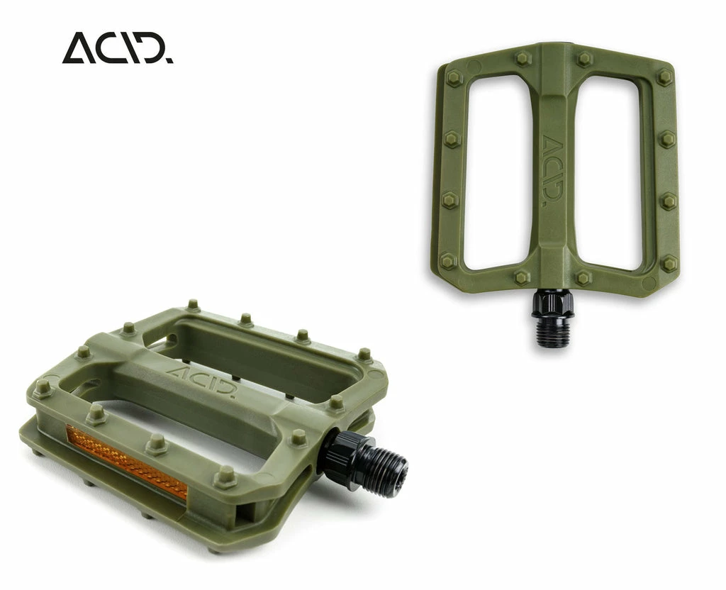 Cube ACID Pedale FLAT C3-ZP Olive 1 Cube ACID Pedale FLAT C3-ZP Olive