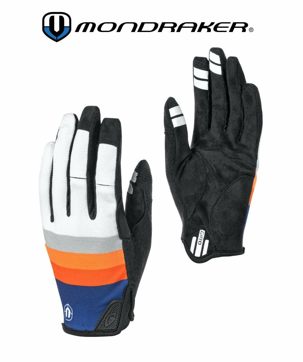 MONDRAKER GLOVES DND BY GIRO ORANGE-GREY 1 MONDRAKER GLOVES DND BY GIRO ORANGE-GREY