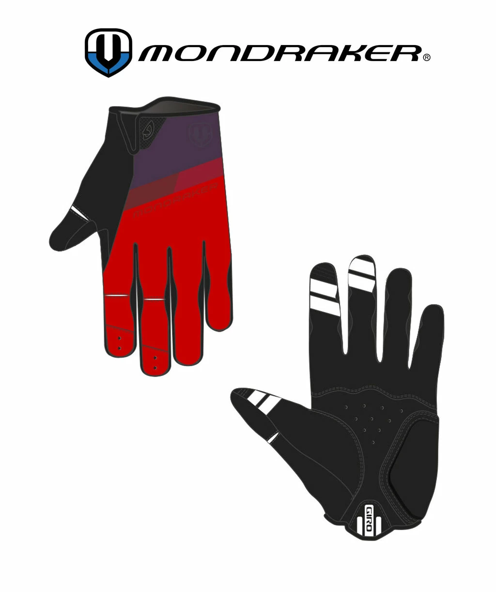 MONDRAKER GLOVES DND BY GIRO DUNKELVIOLETT / ROT 1 MONDRAKER GLOVES DND BY GIRO DUNKELVIOLETT / ROT