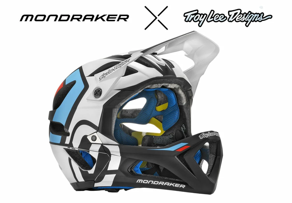 Mondraker Troy Lee® Design Helm MDK-TLD Stage White Racing 1 Mondraker Troy Lee® Design Helm MDK-TLD Stage White Racing