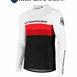 Mondraker Enduro Shirt Langarm Black Flame Red