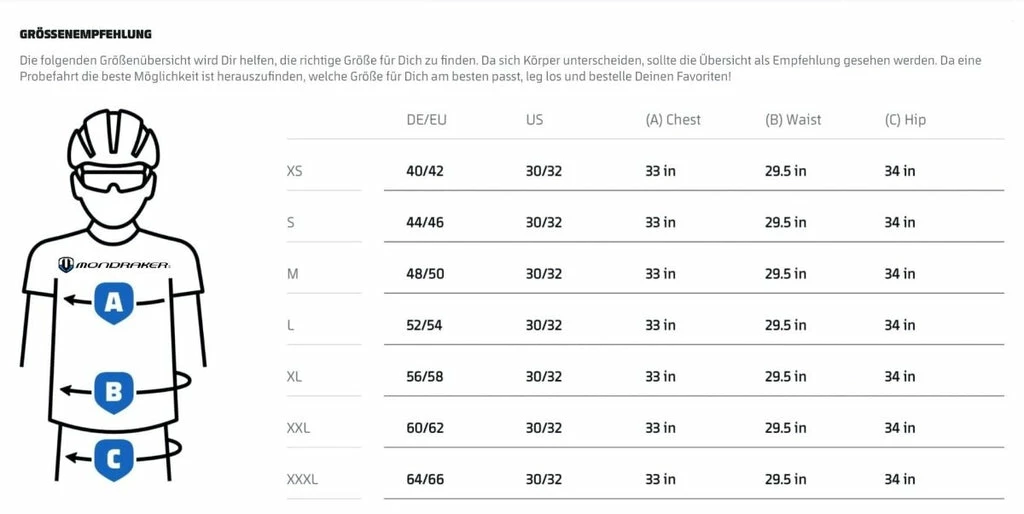 MONDRAKER MAILLOT XC LONG SLEEVE BLUE WHITE 3 MONDRAKER MAILLOT XC LONG SLEEVE BLUE WHITE – Bild 3