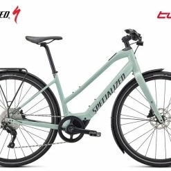 Specialized Turbo Vado SL 4.0 Step-Through EQ 2022 White Sage - Black Reflective