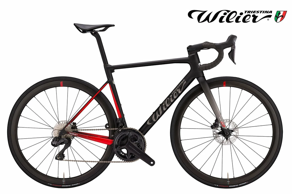 Wilier 0 SL Disc 105 DI2 NDR38 Black Red 1 Wilier 0 SL Disc 105 DI2 NDR38 Black Red